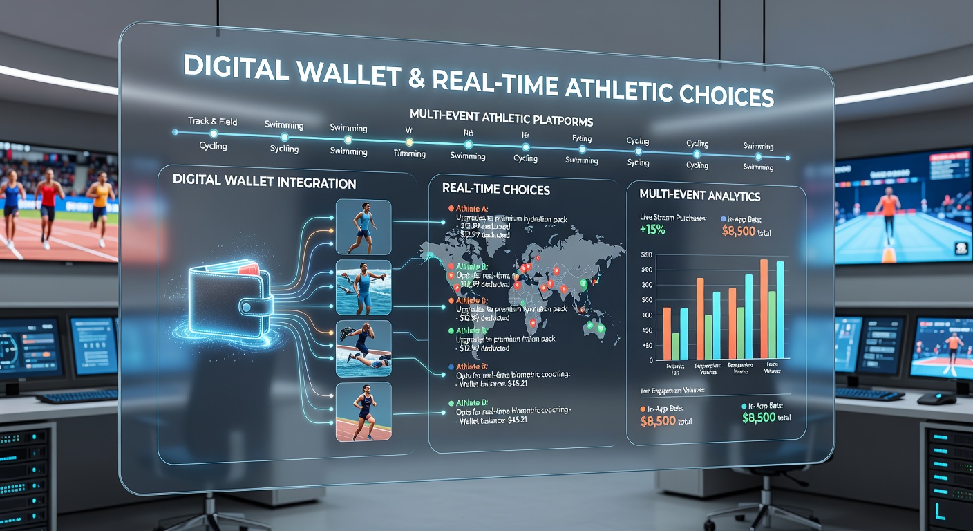 Echtzeit-Transaktionen auf Athletikplattformen mit digitalen Wallets
